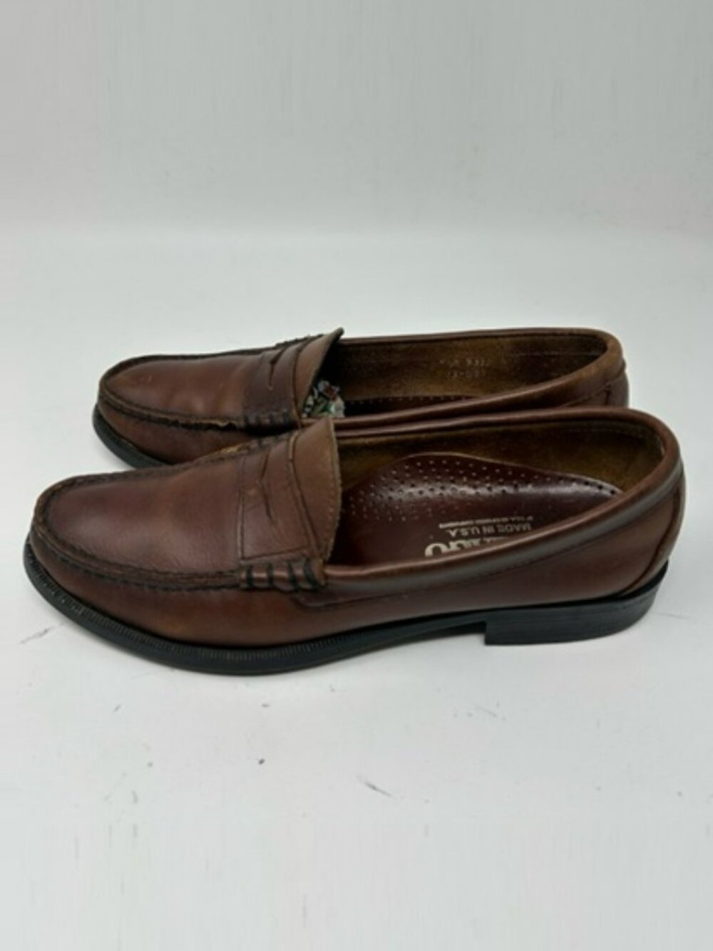 Sebago Classic Penny Loafers, Brown, Leather Handsewn Men's Size 8.5N
